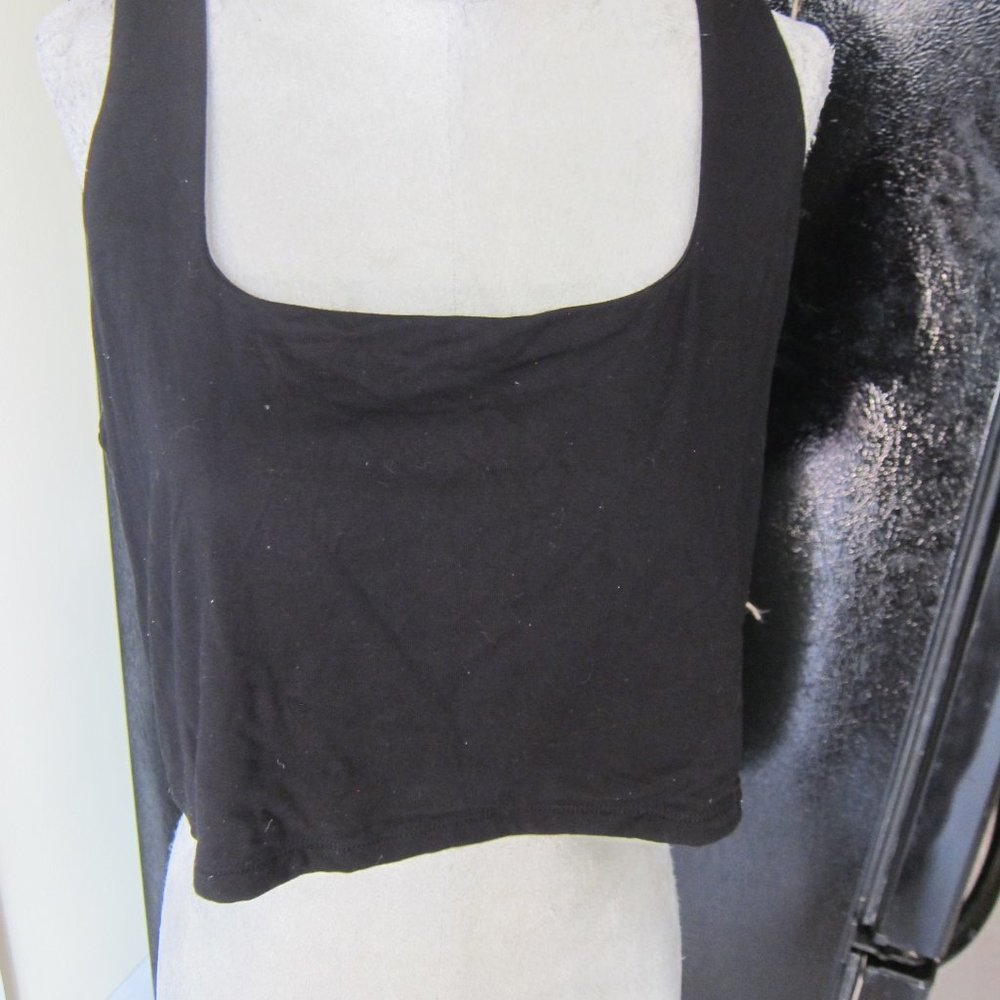 new GOOD AMERICAN black crop top size XXXL 6